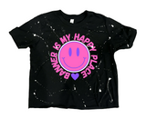 Camp is my happy place crop tee
