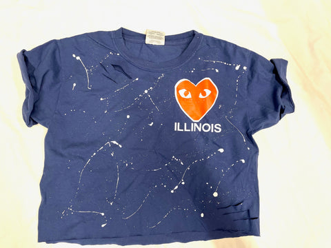 Illinois Cut/Cropped Tee-adult small-GIT