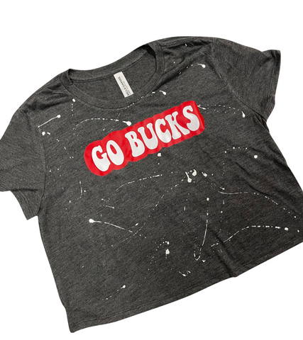 Cropped College Tee-Go Team