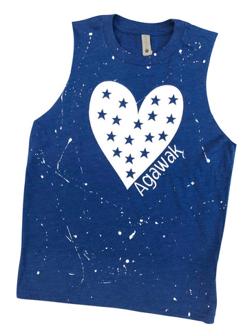 Muscle Tank with Starry Heart