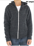Design Your Own Zip Up Sweatshirt Hoodie-BLACK